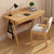 物槿 北欧实木书桌 XL-01(胡桃色单桌+牛角椅 140cm)第2张高清大图
