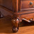 洛美蒂 美式实木单门酒柜 欧式实木雕刻玻璃门高酒柜 酒柜(双门)第5张高清大图