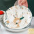 4/6人日式碗碟套装 家用陶瓷碗盘面碗汤碗碟子碗筷子组合情侣餐具(一鹿有你 4.5英寸饭碗-4只装)第2张高清大图