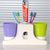 浦晨 台式吸盘牙刷架洗漱套装(台式绿紫PB9001)第4张高清大图