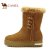 CAMEL 骆驼女靴2013冬季新款中跟套筒休闲时装靴流苏磨砂皮81272601(黄棕 40)第2张高清大图