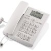 飞利浦（PHILIPS）CORD108来电显示电话机（白色）（免电池设计，预拨号与改错功能，通话音乐保留）