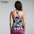 TITIKA新款印花瑜伽服吊带背心弹力紧身健身跳操运动服上衣63355(玫瑰印花 XL)第2张高清大图