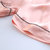 喜芬妮夏款丝质长袖 短裤宽松性感休闲 纯色女士睡衣 家居服套装(1703深虾 L)第4张高清大图