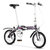 DAHON大行 经典热卖14寸单速铝合金折叠自行车 BYA412(紫色 14英寸)第2张高清大图