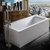 果敢长方形独立式浴盆亚克力简易现代浴缸 1.4/1.5/1.6/1.7米042第4张高清大图