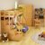 卡富丹家具  全实木儿童高低床榉木子母床多功能拖床双层床小孩上下铺508第5张高清大图