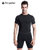 男士PRO紧身运动健身跑步 弹力排汗速干衣服短袖衫T恤tp8011(浅灰色 M)第2张高清大图