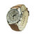 Armani 阿玛尼 精钢表带表盘 石英机芯 真皮表带 休闲 男士手表 AR6040 棕色第5张高清大图