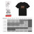 NEW BOLUNE/新百伦夏季男款透气短袖T恤舒适速干印花纯棉圆领T恤(黑色 M)第4张高清大图