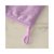 多喜爱方巾素色小方巾挂绳设计45*45吸水小方巾(T（浅紫）舒颜方巾)第2张高清大图
