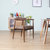 餐椅简约家用实木创意成人餐厅复古欧式休闲美式洽谈椅咖啡厅椅子(灰色)第3张高清大图