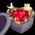 爱的约定 （星光款）—11枝红玫瑰粉玫瑰礼盒搭配10颗巧克力+小熊圣诞节生日祝福表白鲜花速递同城配送附近花店(红色 11枝)第3张高清大图