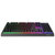 Rapoo雷柏V52S黑色 类机械青轴游戏键盘混彩背光电脑有线笔记本吃鸡第2张高清大图