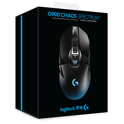 罗技（Logitech）G900有线/无线双模式CF/LOL游戏炫彩双手通用 RGB鼠标