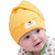 小小萌 婴幼儿小熊棉帽睡眠帽(均码 黄色)第5张高清大图
