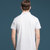 传奇保罗2021夏季新款珠地棉男士休闲短袖t恤男纯色商务Polo衫（M-3XL）ZNM818(白色 M)第2张高清大图