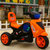 儿童电动摩托车早教版三轮车宝宝电动车带灯光玩具车电瓶车(橙 早教版)第5张高清大图