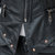 VEGININA 韩版PU时尚修身显瘦机车皮夹克小外套 9939(黑色 3XL)第5张高清大图