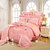 爱之小径家纺结婚床上用品粉色四件套婚庆4六八十件套粉色韩版蕾丝套件 (粉韵丽人 220*240六件套)第4张高清大图
