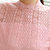 VEGININA 新款气质修身立领长袖显瘦上衣 3276(粉红色 S)第4张高清大图