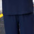 妈妈春装两件套装中年女夏装短袖T恤雪纺小衫中老年人洋气上衣服(藏青色 4XL建议（135-145）斤)第8张高清大图