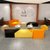 宏享简约个性百变沙发办公室大厅休闲区异形拼接组合创意时尚接待沙发(白色茶几)第4张高清大图
