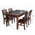 木巴家具实木餐桌椅组合一桌四椅长方形简约现代中式组装客厅饭桌子4人6人CZ153+YZ318(CZ180+YZ370一桌四椅)第5张高清大图