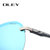 OLEY铝镁偏光男士商务太阳镜经典飞行员墨镜高清眼镜户外沙滩驾驶女时尚休闲彩膜防眩光护目镜全套包装YA143(C1 均码)第3张高清大图