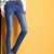 酷总会女式牛仔小脚铅笔裤时尚百搭新款潮流2017年春款(浅蓝色 32)第2张高清大图