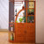 乔林曼兰 酒柜 中式现代玄关柜 间厅柜屏风隔断柜 双面实木柜(榉木色)第5张高清大图