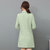 VEGININA 韩版修身显瘦时尚中长款小西装外套 3301(绿色 3XL)第3张高清大图