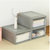 爱丽思IRIS 抽屉式收纳柜塑料整理柜 日本透明衣柜储物柜 BC500 4个装(四个装灰透明)第4张高清大图