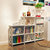 全球龙 书架简易创意儿童书架置物架客厅落地储物架卧室学生书柜现代简约2es(A款四五组合)第2张高清大图