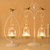 莎芮 欧式田园摩洛哥风情铁艺玻璃悬挂烛台风灯简约时尚家居装饰品摆件(KX8061)第4张高清大图
