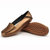 AICCO  春季新款牛皮豆豆鞋子舒适透气女鞋平底鞋夏季单鞋鞋子139-1(古铜 36)第4张高清大图