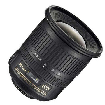 尼康（nikon）原装10-24mm镜头f/3.5-4.5GAF-S DX ED超广角10-24 10/24  黑色(【正品行货】套餐二)