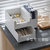 整理师专用-进口桌面收纳盒厨房分类整理收纳框架塑料置物架(M号/宽)第2张高清大图