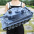 超大型儿童充电遥控坦克战车玩具汽车模型可发射子弹履带金属炮管儿童礼物(迷彩黄 单电配置送礼包+200发子弹)第3张高清大图