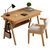 物槿 北欧实木书桌 XL-01(原木色单桌+椅子 120cm)第3张高清大图