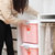 禧天龙Citylong 60L大号蝶彩收纳箱带滑轮环保塑料储物箱家用整理箱2个装(粉红)第5张高清大图