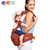 抱抱熊腰凳多功能婴儿背带双肩背婴带C08 (珊瑚橙)第3张高清大图