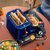 德尔玛早餐机吐司机烤面包机多功能全自动加热多士炉懒人电煎锅(ZC10 蓝色)第3张高清大图