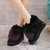 SUNTEK毛毛鞋女式内增高棉鞋一脚蹬加绒雪地靴2021年新款百搭加厚鞋子冬(绿色（升级版） 39 偏小半码)第4张高清大图