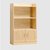 鹊松家居实木书柜带门儿童书橱书架自由组合储物置物松木柜(C款书柜)第5张高清大图