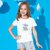 abckids童装 夏季儿童2018新款女童短袖T恤男童休闲上衣白色纯棉(120cm 白色)第4张高清大图