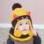 秋冬婴儿护耳帽新生儿男童女童宝宝毛线帽小孩0-3-6-12个月儿童围巾围脖套1-2岁加绒(红色 其他)第3张高清大图
