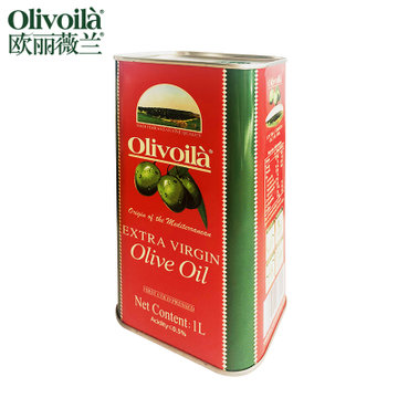 欧丽薇兰 特级初榨橄榄油1L(红标) 食用油 1L食用植物油原装进口(1L)
