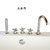 艾吉诺 嵌入式镶嵌浴缸五金亚克力浴盆成人1.5米1.6米1.7米1.8米(五件套 长度1.8米)第3张高清大图