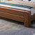 都市名门 胡桃木床现代简约中式双人床实木胡桃木色实木床1.8米双人经济型中式储物木头床1.5米(4 2)第8张高清大图